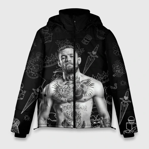 Мужская зимняя куртка 3D Conor McGregor