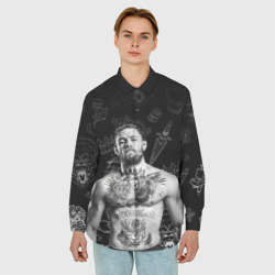 Мужская рубашка oversize 3D Conor McGregor - фото 2