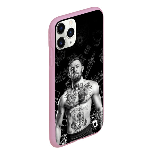 Чехол для iPhone 11 Pro Max матовый Conor McGregor, цвет розовый - фото 3