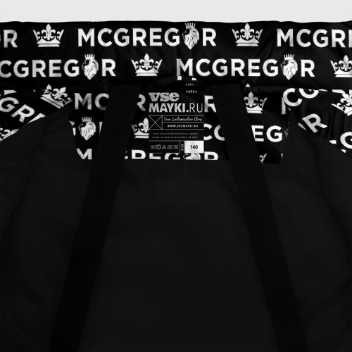 Зимняя куртка для мальчиков 3D Conor McGregor Конор МакГрегор, цвет черный - фото 7