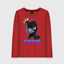 Женский лонгслив хлопок Brawl Stars crow