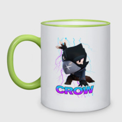 Кружка двухцветная Brawl Stars crow