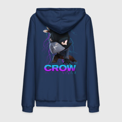 Мужская толстовка на молнии хлопок Brawl Stars crow