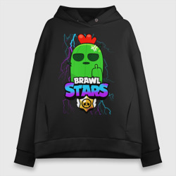 Женское худи Oversize хлопок Brawl Stars