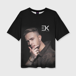 Женская футболка oversize 3D Егор Крид Egor Kreed