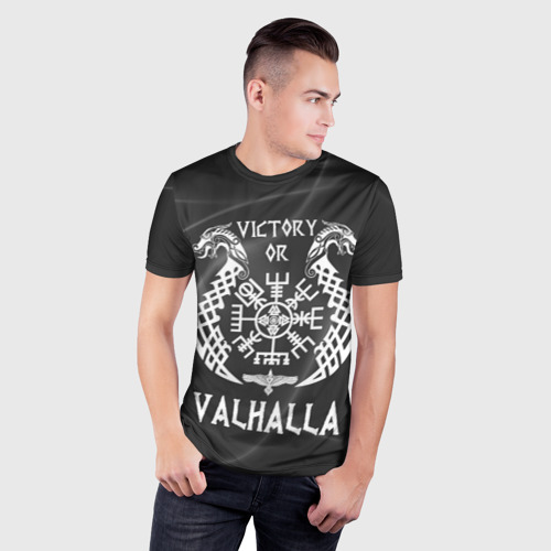 Мужская футболка 3D Slim Valhalla, цвет 3D печать - фото 3