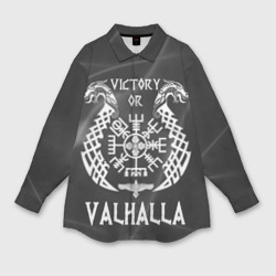 Женская рубашка oversize 3D Valhalla