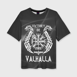 Женская футболка oversize 3D Valhalla