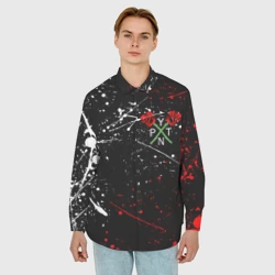 Мужская рубашка oversize 3D Payton Moormeier - тикток - фото 2