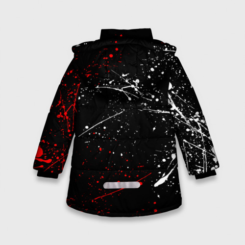 Зимняя куртка для девочек 3D Payton Moormeier - тикток, цвет черный - фото 2