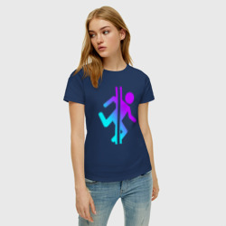 Женская футболка хлопок Portal - фото 2