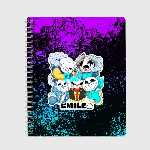 Тетрадь Undertale Андертейл Санс