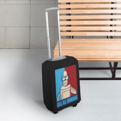 Чехол для чемодана 3D Бендер,Футурама - фото 2