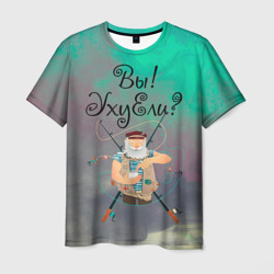 Мужская футболка 3D Рыбак