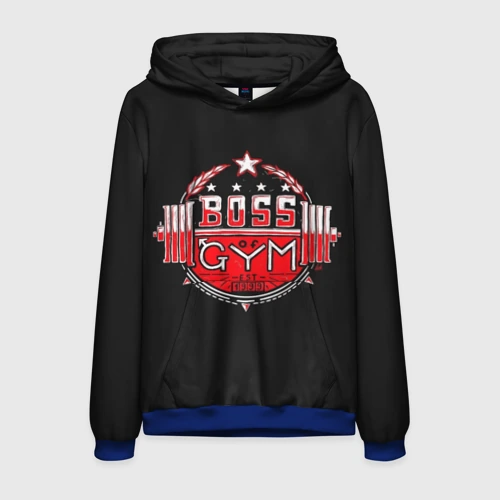 Мужская толстовка 3D Boss of gym art