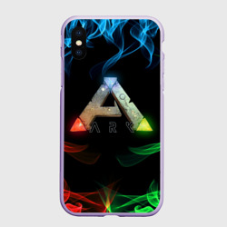 Чехол для iPhone XS Max матовый Ark Survival Арк сурвивал