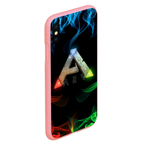 Чехол для iPhone XS Max матовый Ark Survival Арк сурвивал, цвет баблгам - фото 3