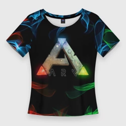 Женская футболка 3D Slim Ark Survival Арк сурвивал