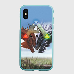 Чехол для iPhone XS Max матовый Ark Survival Evolved