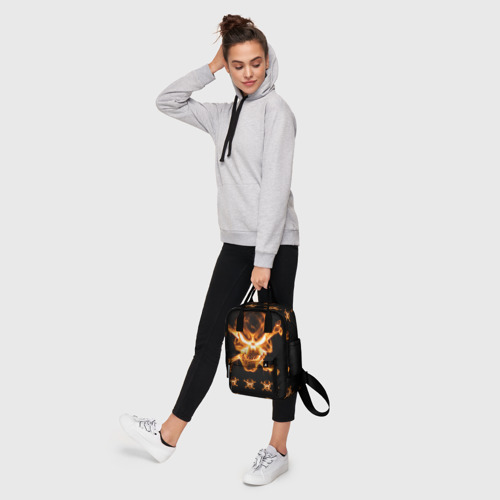 Женский рюкзак 3D с принтом Черепа, фото #4