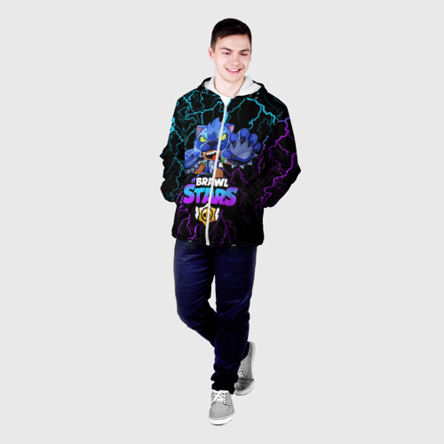 Мужская куртка 3D Brawl Stars LEON, цвет 3D печать - фото 3