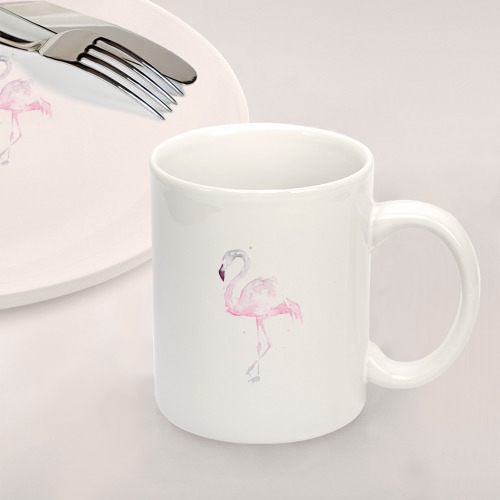 Набор: тарелка + кружка Flamingo - фото 2