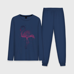 Мужская пижама с лонгсливом хлопок Flamingo