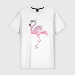 Мужская футболка хлопок Slim Flamingo