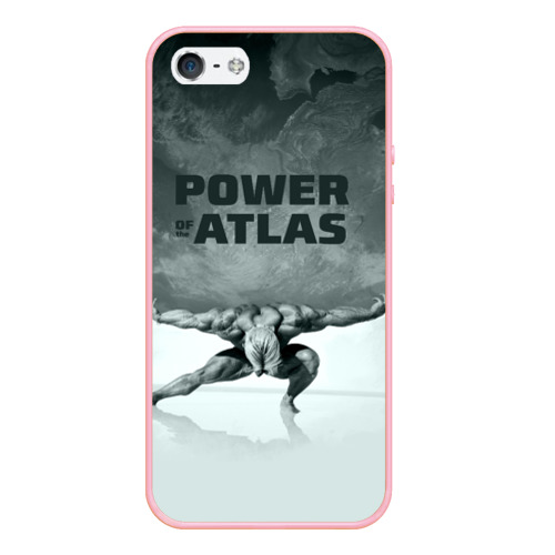 Чехол для iPhone 5/5S матовый Power of the Atlas