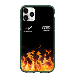 Чехол для iPhone 11 Pro матовый Audi Ауди