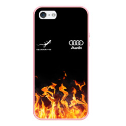 Чехол для iPhone 5/5S матовый Audi Ауди