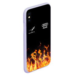 Чехол для iPhone XS Max матовый Audi Ауди - фото 2