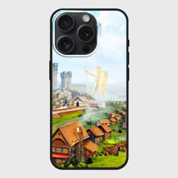 Чехол силиконовый для Apple iPhone 15 Pro матовый ГЕРОИ меча и магии