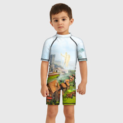 Детский купальный костюм 3D ГЕРОИ меча и магии - фото 2