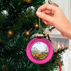 Ёлочный шар стеклянный/пластиковый ГЕРОИ меча и магии - фото 2