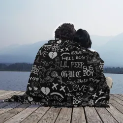Плед 3D LIL Peep logobombing Лил Пип - фото 2