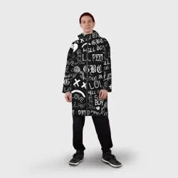 Дождевик унисекс 3D LIL Peep logobombing Лил Пип - фото 2