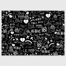 Поздравительная открытка LIL Peep logobombing Лил Пип