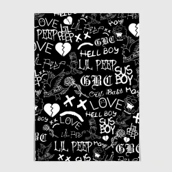 Постер LIL Peep logobombing Лил Пип