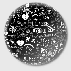 Значок LIL Peep logobombing Лил Пип