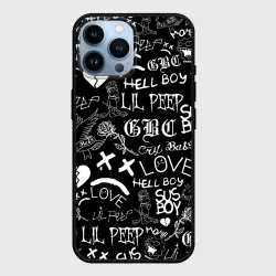 Чехол для iPhone 14 Pro Max LIL Peep logobombing Лил Пип