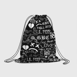 Рюкзак-мешок 3D LIL Peep logobombing Лил Пип