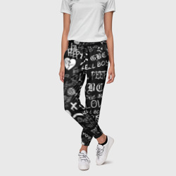 Женские брюки 3D LIL Peep logobombing Лил Пип - фото 2
