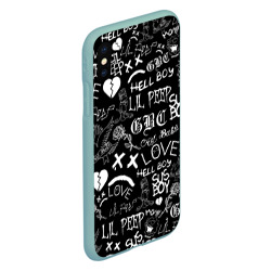 Чехол для iPhone XS Max матовый LIL Peep logobombing Лил Пип - фото 2
