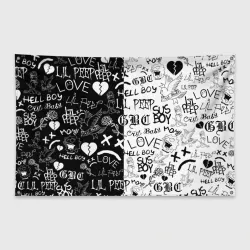 Флаг-баннер Lil Peep logobombing