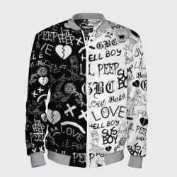 Мужской бомбер 3D Lil Peep logobombing