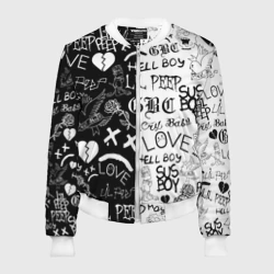 Женский бомбер 3D Lil Peep logobombing