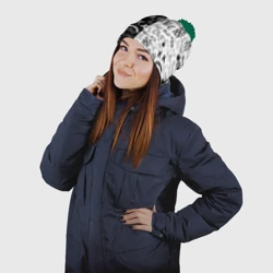 Шапка 3D c помпоном Lil Peep logobombing - фото 2