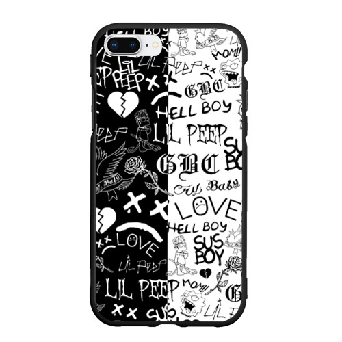Чехол для iPhone 7/8 Plus матовый LIL PEEP LOGOBOMBING Фото 01 Чехол для iPhone 7/8 Plus матовый LIL PEEP LOGOBOMBING Фото 01