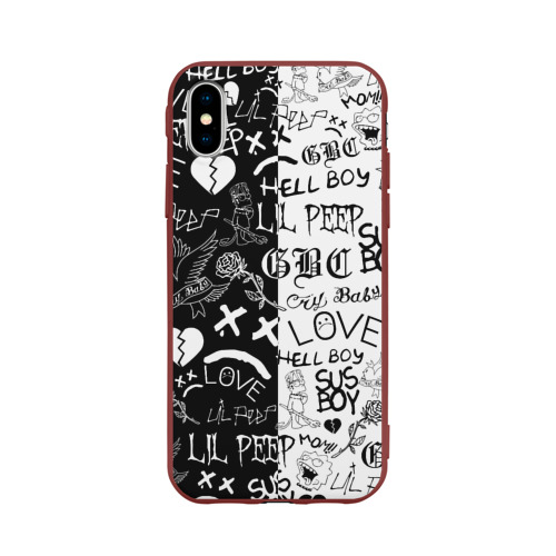 Чехол для iPhone X матовый LIL PEEP LOGOBOMBING Фото 01 Чехол для iPhone X матовый LIL PEEP LOGOBOMBING Фото 01